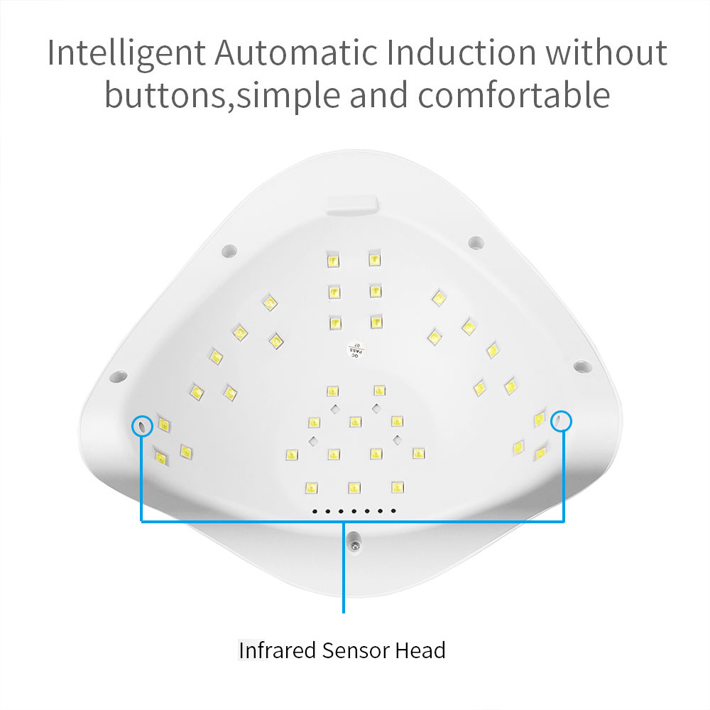 Profession Nail Lamp UV Lamp For Manicure Ice Nail Dryer 80W 36 LEDs LCD Display Gel Polish Auto Sensor Timer Nail Art Manicure