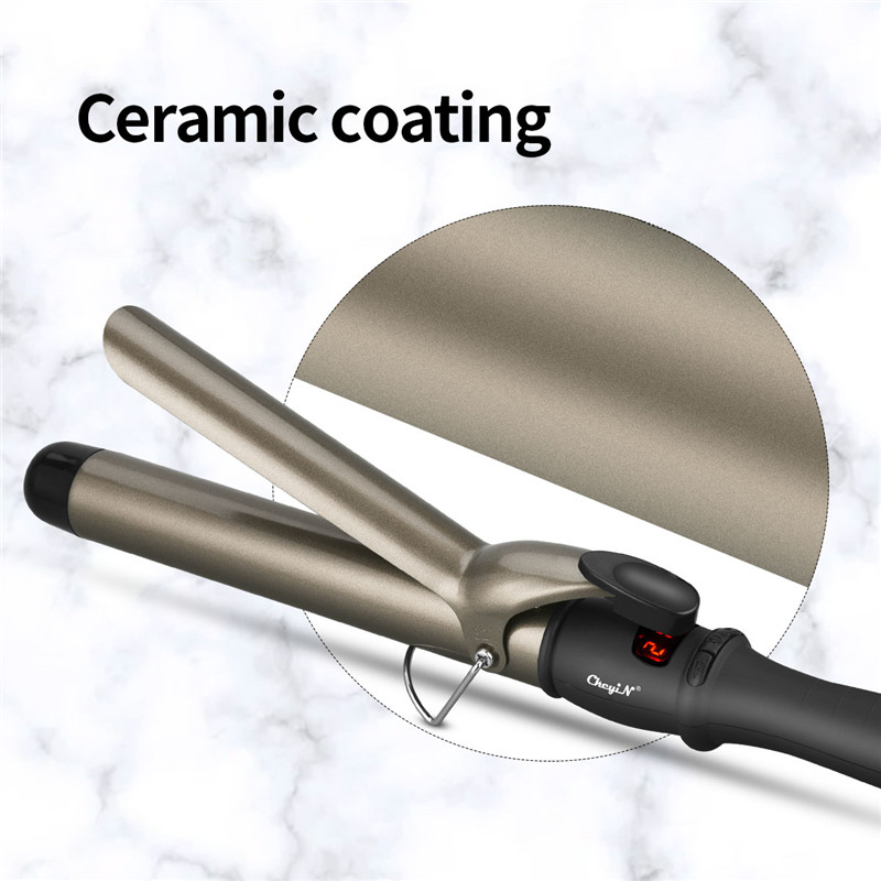 22mm/25mm/28mm/32mm/38mm Electric Professional Ceramic Hair Curler LCD Curling Iron Roller Curls Wand Waver Fashion Styling Tools