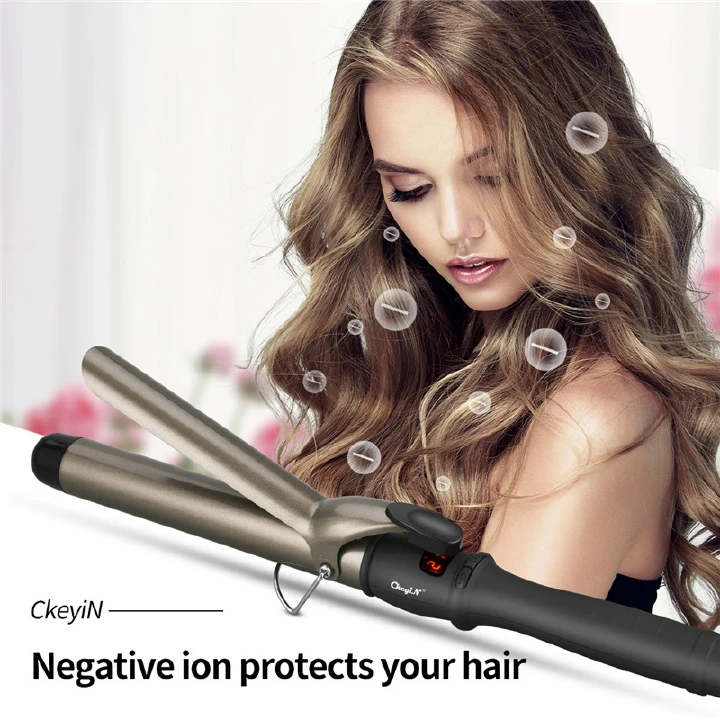 22mm/25mm/28mm/32mm/38mm Electric Professional Ceramic Hair Curler LCD Curling Iron Roller Curls Wand Waver Fashion Styling Tools