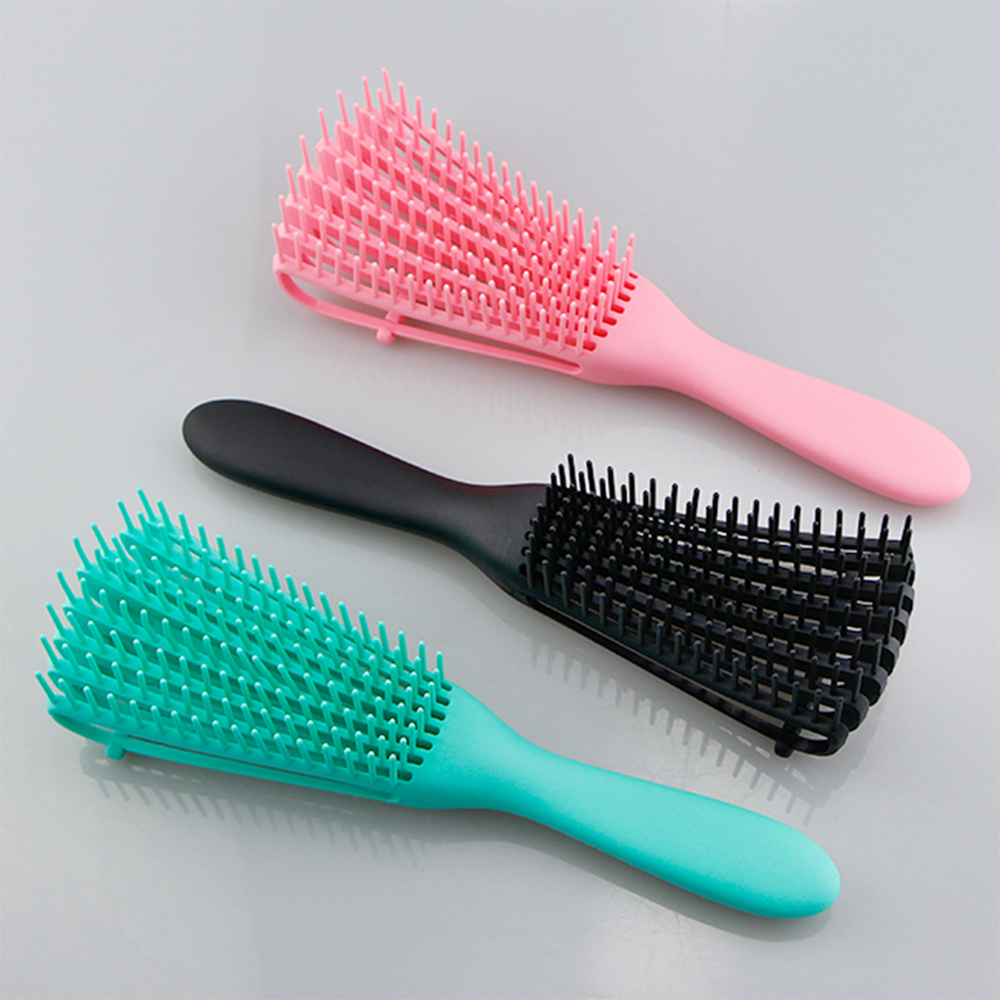 3 Colors Detangling Brush Hair Detangler Brush For Curly Hair Wet Hair Adjust Hair Brush Scalp Massage Detangle Hairbrush Tool