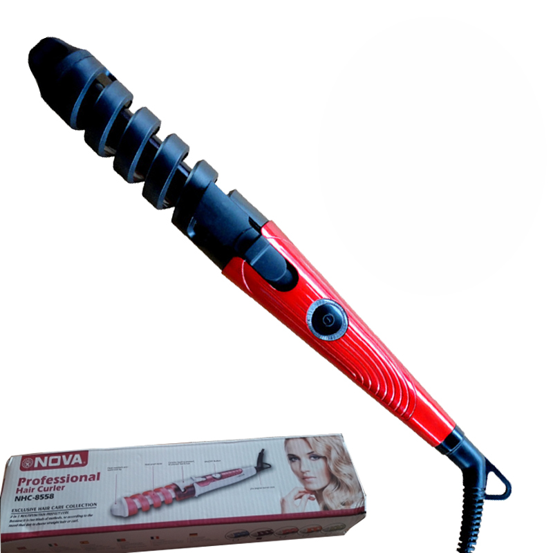 Hair Curling Iron Multiple Roller Hair Curls Electric Ceramic Waver Portable Rotating Crimper Hair Curl Style Tool