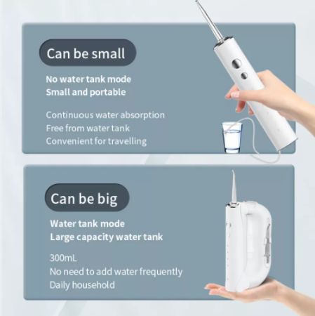 Electric Dental Flushing Device Portable Household Dental Cleaner Water Floss Teeth Washing Oral Irrigator