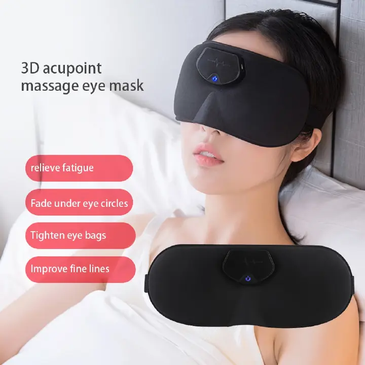 Electric Head Massager Sleep Monitor Migraine Relief Massager Health Stress Relief Brain Stimulator EMS Head Massager Forehead