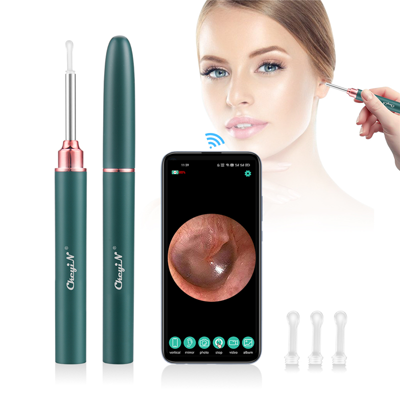 WiFi Visual Ear Pick Ear Cleaning Camera Otoscope LED Light