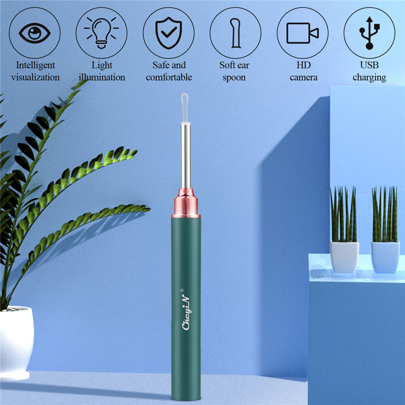 WiFi Visual Ear Pick Ear Cleaning Camera Otoscope LED Light