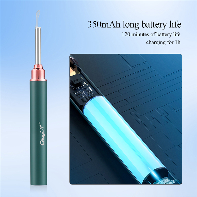 WiFi Visual Ear Pick Ear Cleaning Camera Otoscope LED Light