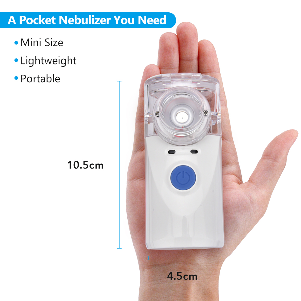 Portable Nebulizer Inhaler Adult Nebulizador Portatil Medical Equipment Health Care Inalador Adulto USB charge