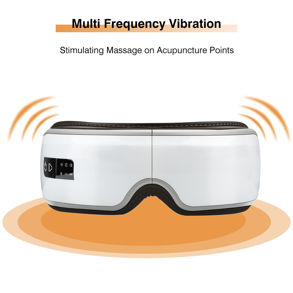 Smart Eye Massager Airbag Vibration Heating Eye Care Massage with Bluetooth Music Fatigue Dark Circles Relief Eye Health Care