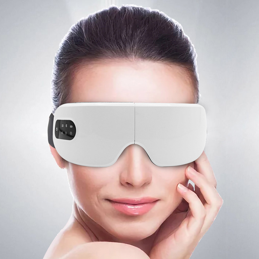 Eye Massage Support Bluetooth Smart Airbag Vibration Eye Massager Eye Care Instrument Hot Compress Eye Fatigue Massage Glasses