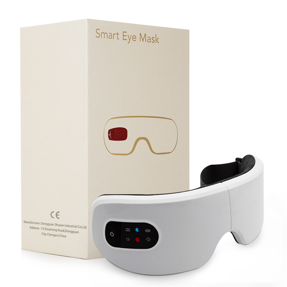 Eye Massage Support Bluetooth Smart Airbag Vibration Eye Massager Eye Care Instrument Hot Compress Eye Fatigue Massage Glasses