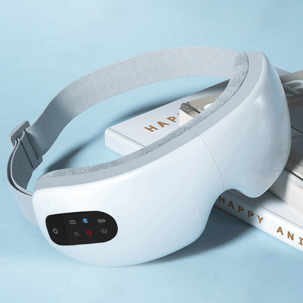 Eye Massage Support Bluetooth Smart Airbag Vibration Eye Massager Eye Care Instrument Hot Compress Eye Fatigue Massage Glasses
