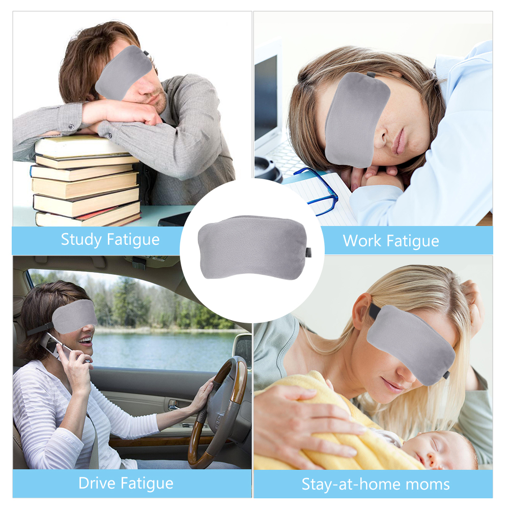 Heated Eye Mask Cold & Warm Eye Compress Aroma Therapy Dry Eyes Dark Circles Eye Bags Stye Headache Reliever Sleep Aid