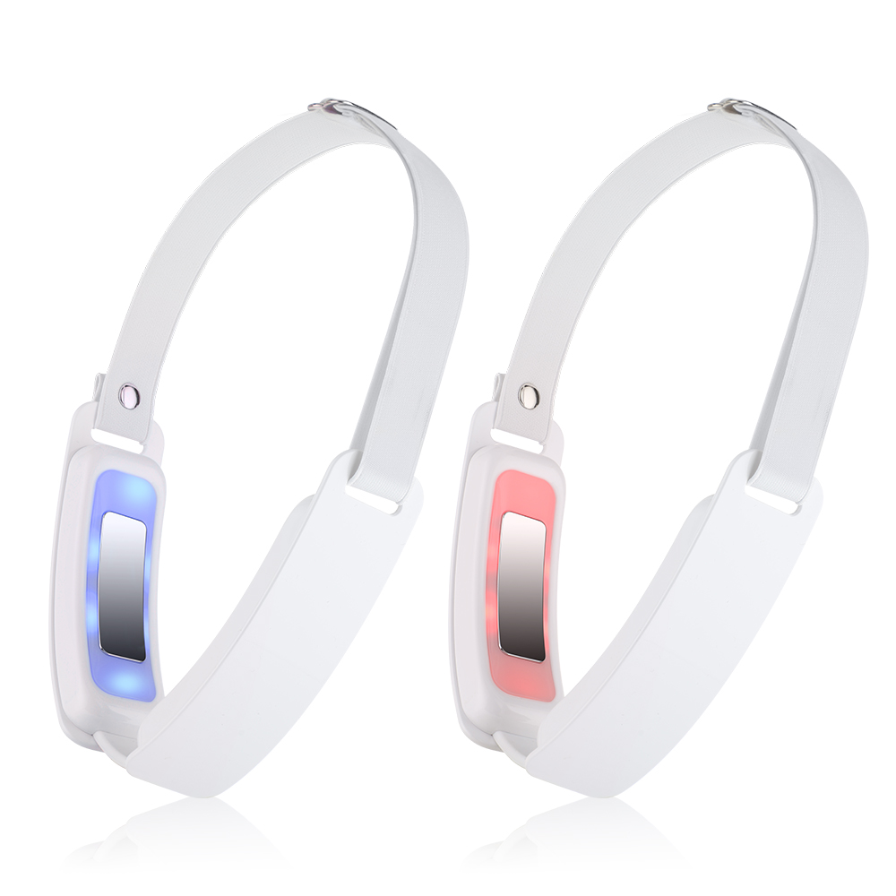 V Face Massager Chin V-Line Up Face Lifting Belt LED Photon Therapy Face Slimming Vibration Massager