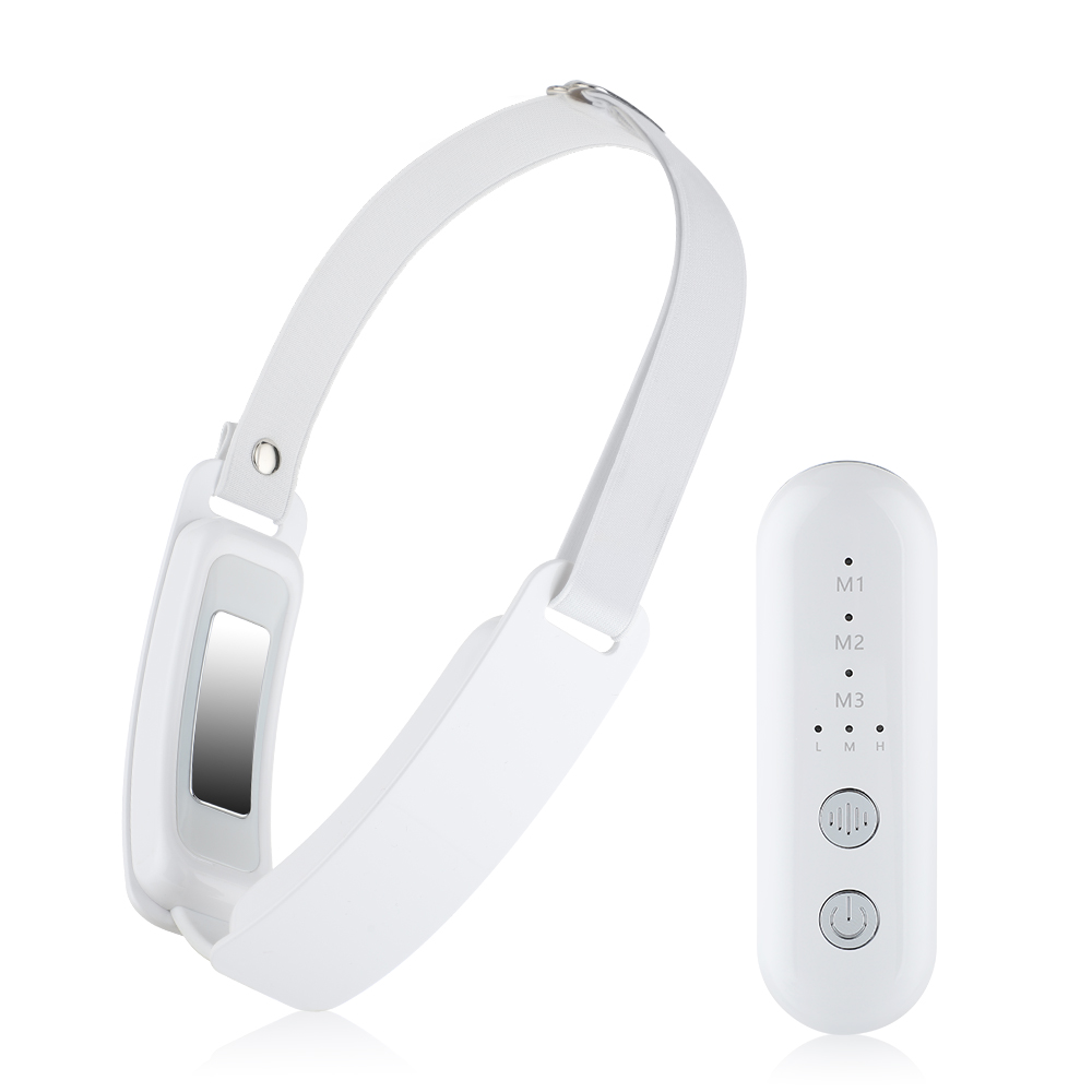 V Face Massager Chin V-Line Up Face Lifting Belt LED Photon Therapy Face Slimming Vibration Massager