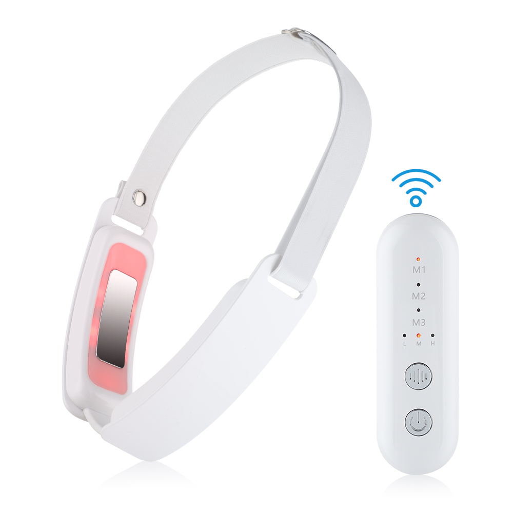 V Face Massager Chin V-Line Up Face Lifting Belt LED Photon Therapy Face Slimming Vibration Massager