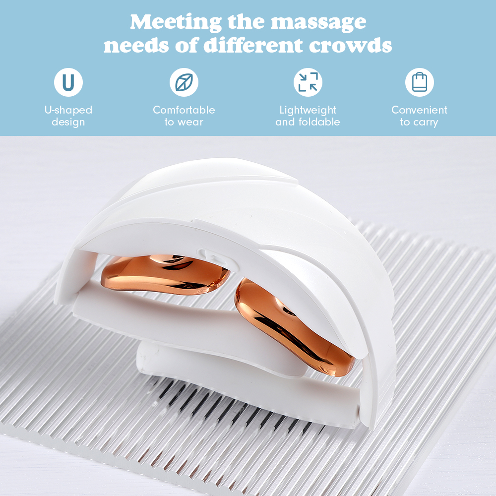 Electric Cervical Vertebra Neck Shoulder Massager Pulse Physiotherapy Massage Instrument Foldable Neck Protector