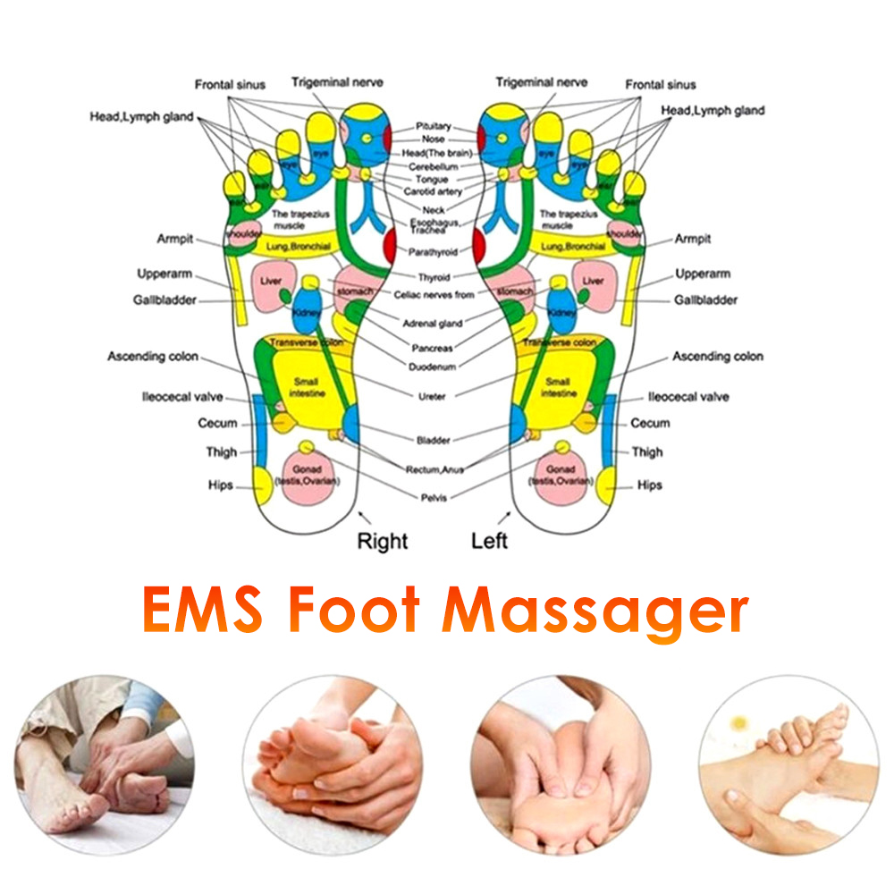 Black Friday Discounts for EMS Foot Massager Pad Electric TENS