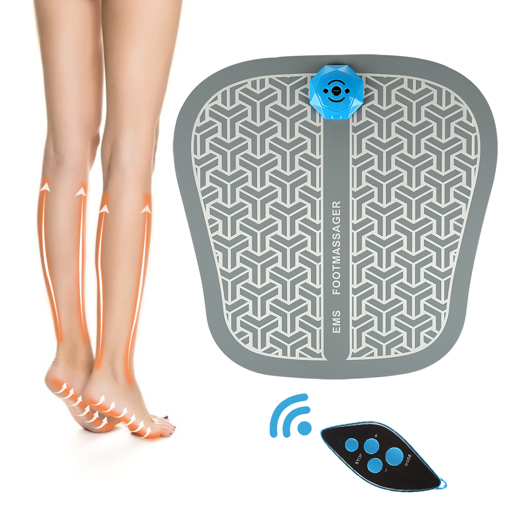 EMS Intelligent Foot Massager Mat Foldable Rechargeable EVA Massager Pad Muscle Blood Circulation Health Pad