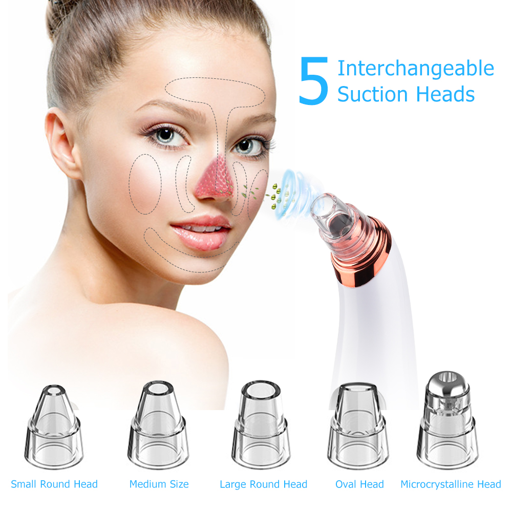 Visible Blackhead Remover WiFi Camera Vacuum Suction LED Display Blackhead Remover Visual Pore Pimple Deep Cleaner Skin Care