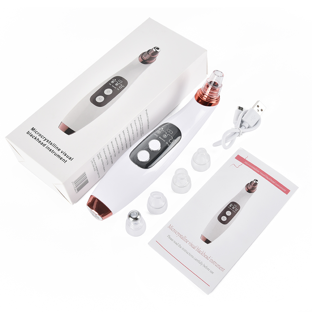 Visible Blackhead Remover WiFi Camera Vacuum Suction LED Display Blackhead Remover Visual Pore Pimple Deep Cleaner Skin Care