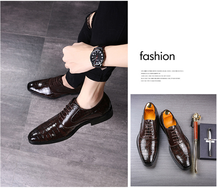 Luxury Fashion Groom Wedding Shoes Men Oxford Shoes Big Size 48 Men Dress Shoes Shadow Patent Leather