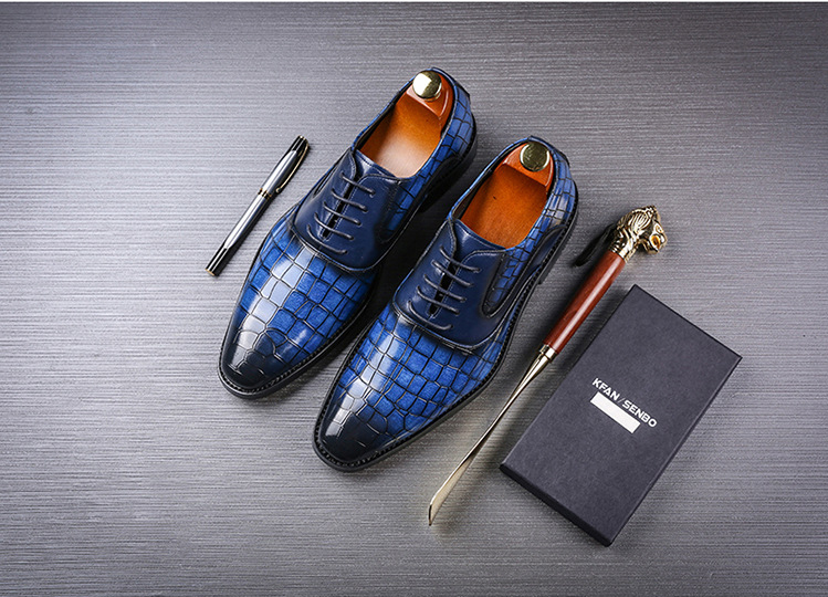 Luxury Fashion Groom Wedding Shoes Men Oxford Shoes Big Size 48 Men Dress Shoes Shadow Patent Leather