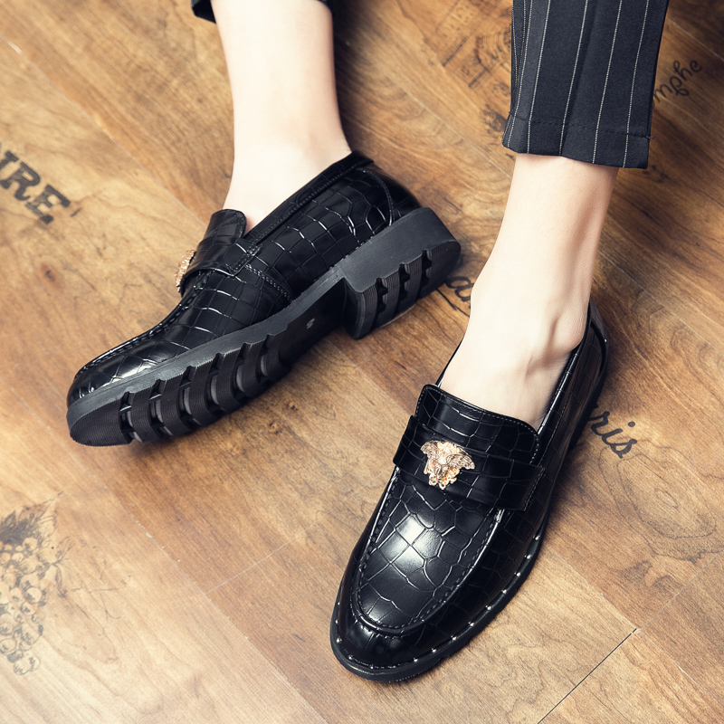 Men Dress Shoes Italian Type Formal Genuine Leather Shoes Men Pointed Toe Wedding Shoes gentleman Shoes Homecoming Evening