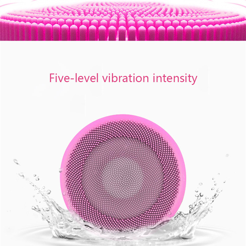 Electric Face Cleanser Vibrator Pore Clean Silicone Cleansing Brush Massager Facial Spa Massage Skin Care deep clean the skin improve skin texture remove the skin dull dry dead cells