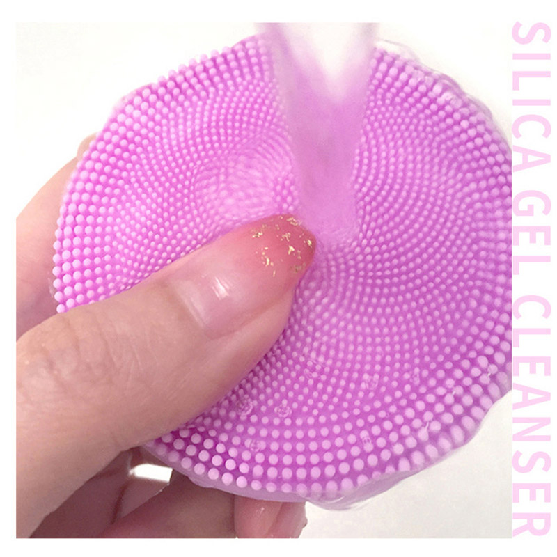 Electric Face Cleanser Vibrator Pore Clean Silicone Cleansing Brush Massager Facial Spa Massage Skin Care deep clean the skin improve skin texture remove the skin dull dry dead cells
