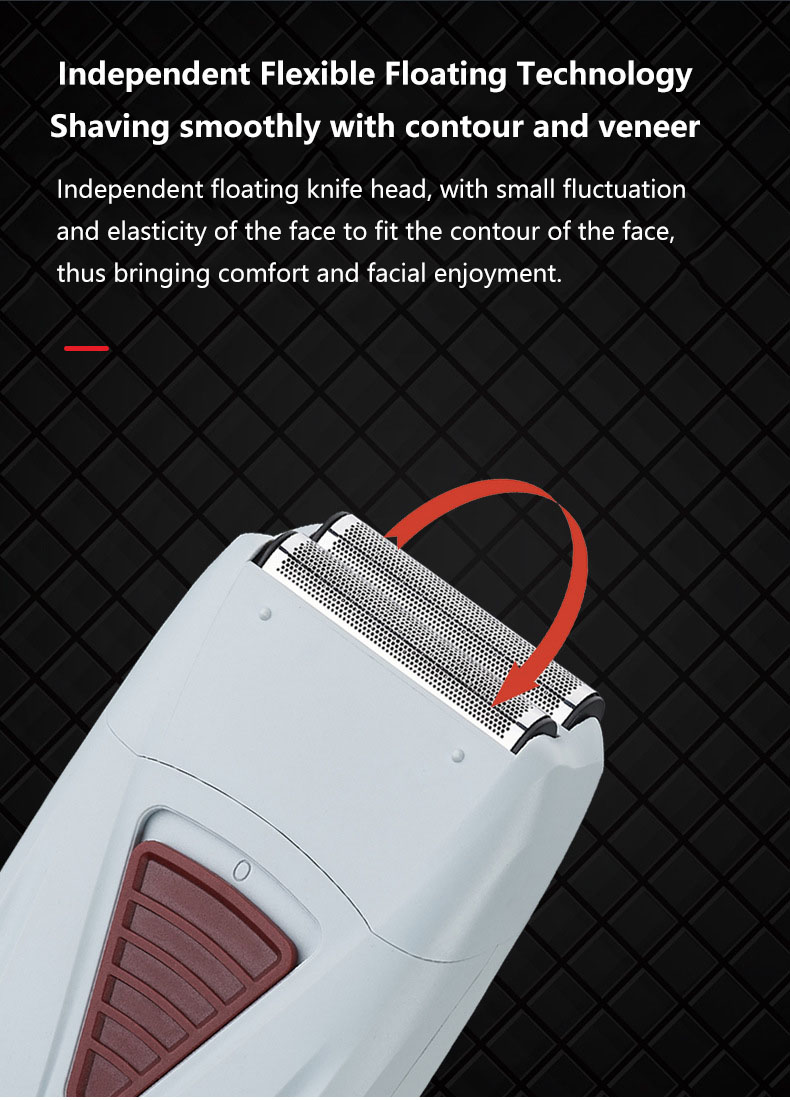 Reciprocating Electric Shaver Beard Trimmer Shaving Machine MINI Razor Hair Trimmer Men Face Epilator Hair Removal Device Powerful and quiet rotary motor Lightweight Finishing Fades Removing Stubble