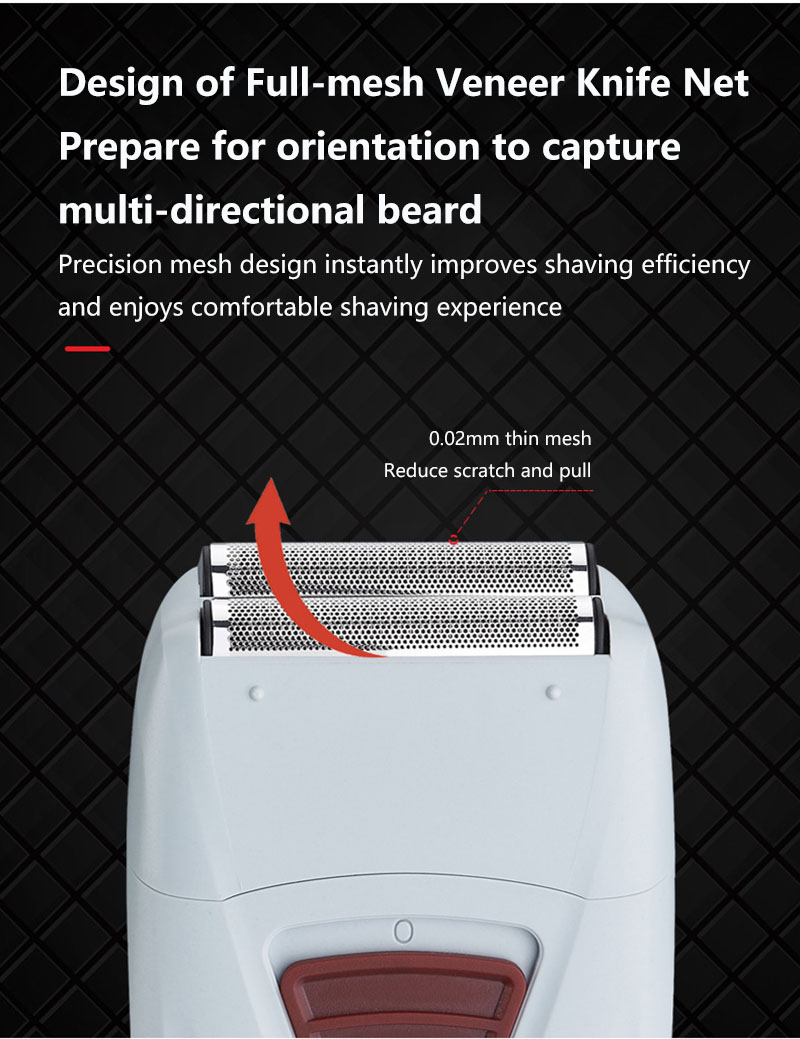 Reciprocating Electric Shaver Beard Trimmer Shaving Machine MINI Razor Hair Trimmer Men Face Epilator Hair Removal Device Powerful and quiet rotary motor Lightweight Finishing Fades Removing Stubble