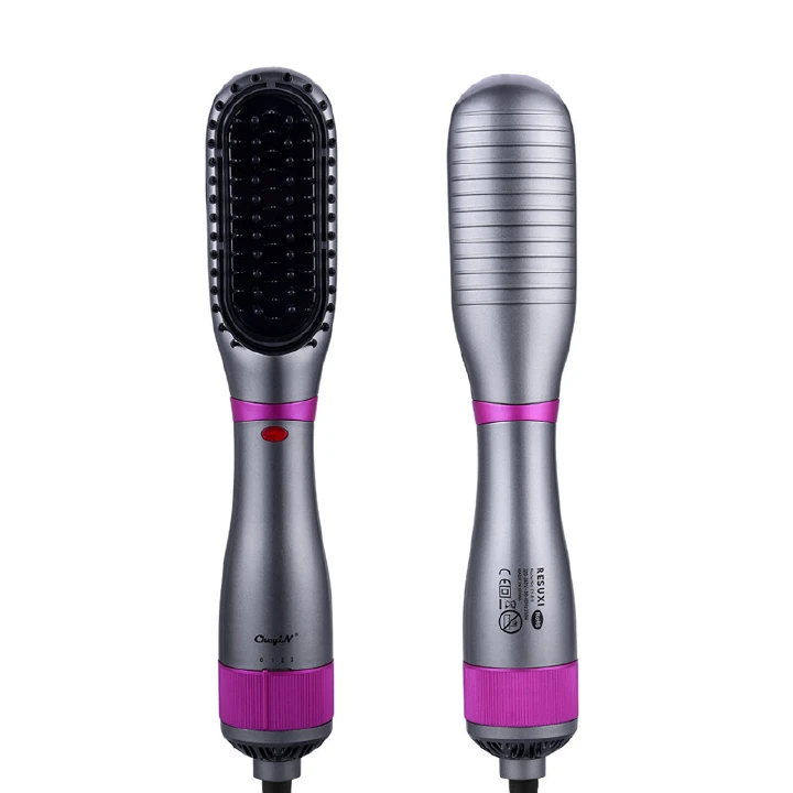 Hair Dryer Brush 350W Hair Brush Low Noise 180 ℃ 3 Speed ​​Anti Scald Design Negative Ion Hair Styling Tools Multifunctional Electric Hot Air Blow Combs Tourmaline Ceramic Hair Dry Brush