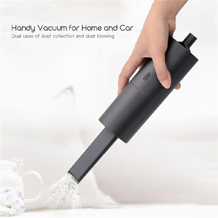 Mini Vacuum Cleaner Handheld USB Rechargeable Portable Cordless Vacuum Blower & Cleaner Dual-Use Handheld Aspirateur for Car and Home Use Easy to Clean Keyboard, Computer, Office Desk