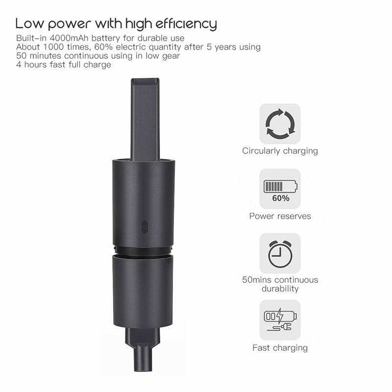Mini Vacuum Cleaner Handheld USB Rechargeable Portable Cordless Vacuum Blower & Cleaner Dual-Use Handheld Aspirateur for Car and Home Use Easy to Clean Keyboard, Computer, Office Desk