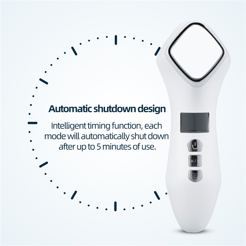 Face Massager LED Photon Skin Rejuvenation Beauty Devices Deep Cleansing Facial Lift Eyes Care Wrinkle Remove Tool Hot Cool Facial Massager Sonic Vibration Skin Care Beauty Device