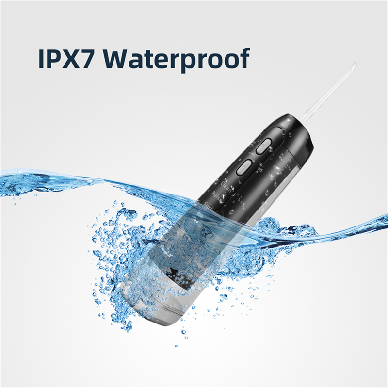 Professional Oral Irrigator with 300ml Water Tank Portable Electric USB Rechargeable  Tooth Cleaner Tooth Whitening Water Oral Dental Floss Dental Irrigator for Home Travel