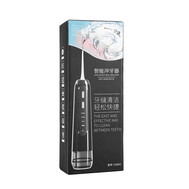 Professional Oral Irrigator with 300ml Water Tank Portable Electric USB Rechargeable  Tooth Cleaner Tooth Whitening Water Oral Dental Floss Dental Irrigator for Home Travel