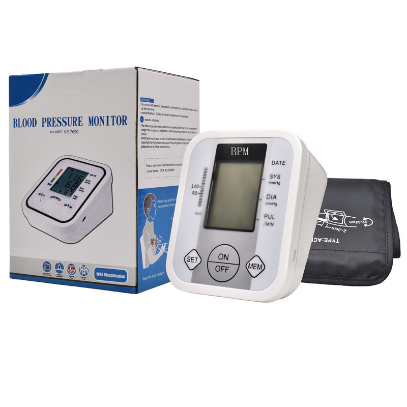 Blood Pressure Monitor Upper Arm Digital Tensiometer Automatic Tonometer Eletronicos Armthm BP Machine Saturometro Prise De sang