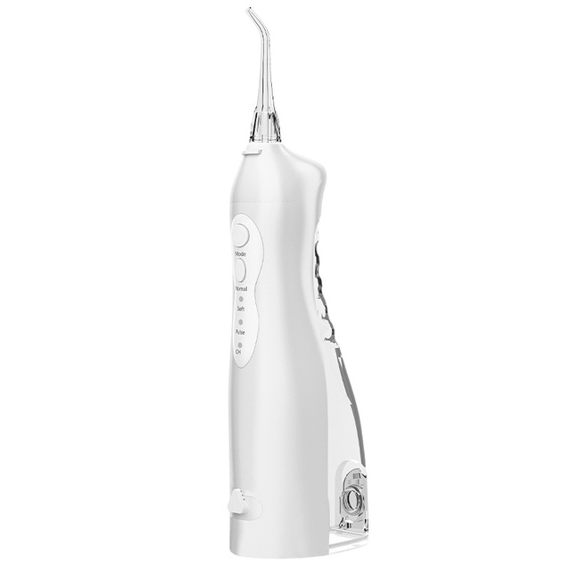 Electric Oral Irrigator 3 Modes With 4 Nozzles Large Water Tank USB Rechargeable Dental Water Flosser Family Travel Use Waterproof Water Jet Floss Teeth Cleaner IPX7 Waterproof
