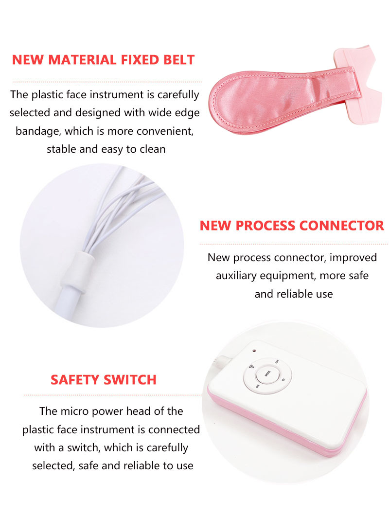 Silicone 3D Facial Mask Electric LED Vibration Beauty Massager Skin Care Rejuvenation Anti-wrinkle Acne Removal Face Beauty Spa