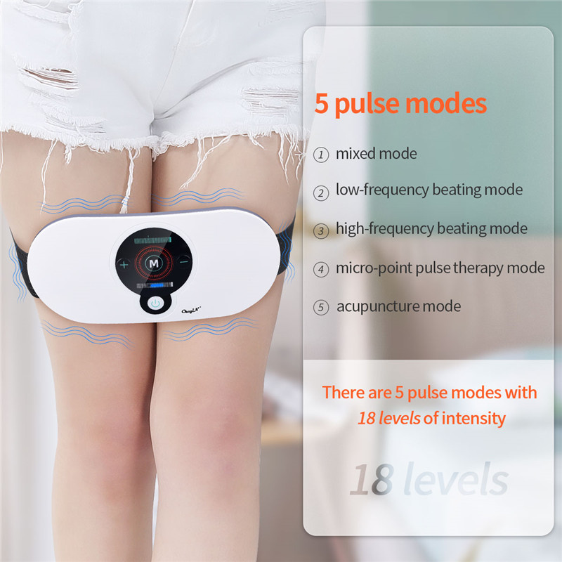 EMS Heating Electric Body Slimming Massager Slimming Belt Fat Burning Abdominal Massage Back Buttock Legs Massager Beauty Health Machine Weight Loss Device Electric Acupuncture Vibration Massager
