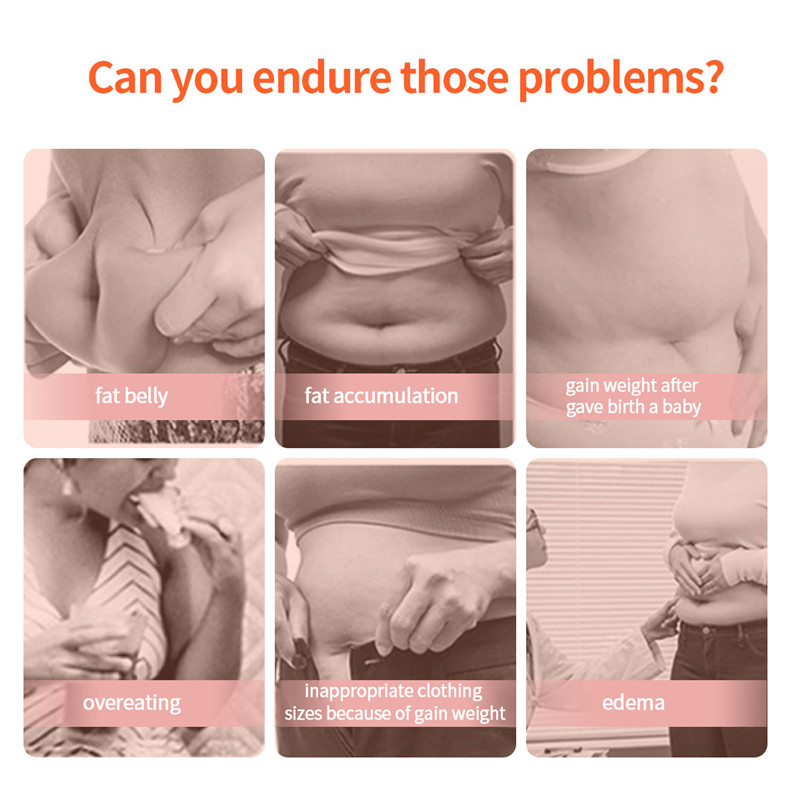 EMS Heating Electric Body Slimming Massager Slimming Belt Fat Burning Abdominal Massage Back Buttock Legs Massager Beauty Health Machine Weight Loss Device Electric Acupuncture Vibration Massager