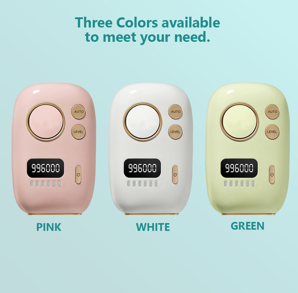 MINI Facial Epilator Face Bikini Line Laser IPL 990000 Flash Hair Removal Electric Eyebrow Trimmer Razor Painless 360 Degree Lips BodyHair Expoliator Female Male Hair Remove Machine