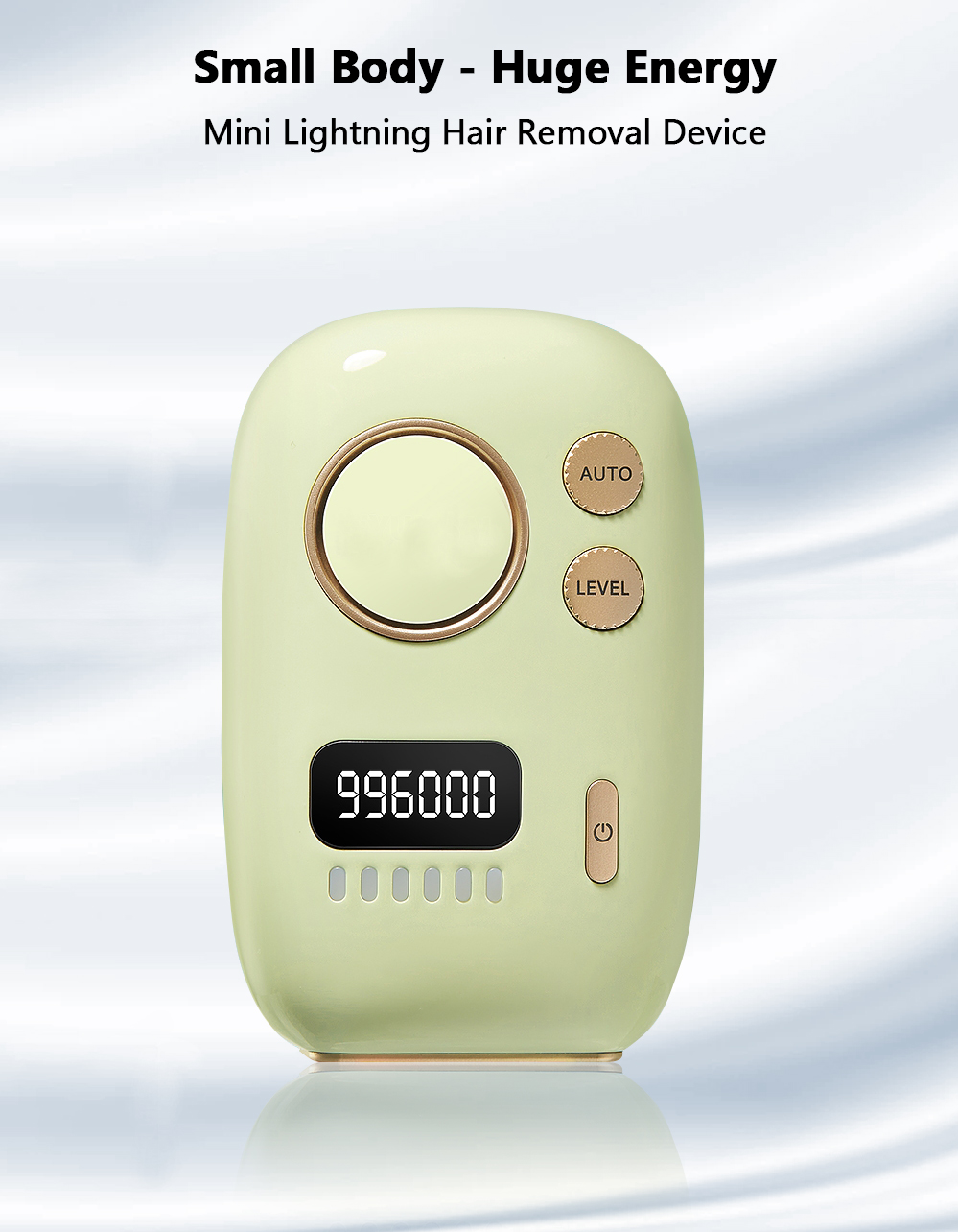 MINI Facial Epilator Face Bikini Line Laser IPL 990000 Flash Hair Removal Electric Eyebrow Trimmer Razor Painless 360 Degree Lips BodyHair Expoliator Female Male Hair Remove Machine