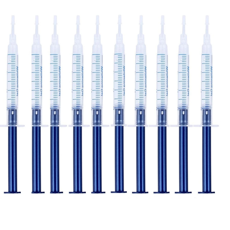 10Pcs/Lot Teeth Whitening GEL Syringe Peroxide Dental Bleach Gel  Bleaching Teeth Whitening Gel 3ml