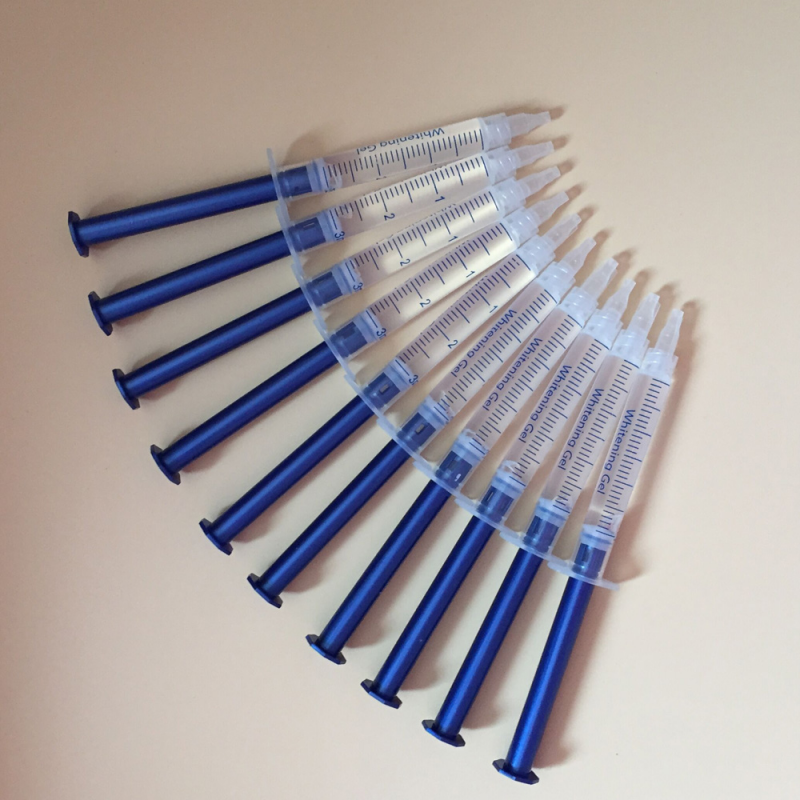 10Pcs/Lot Teeth Whitening GEL Syringe Peroxide Dental Bleach Gel  Bleaching Teeth Whitening Gel 3ml