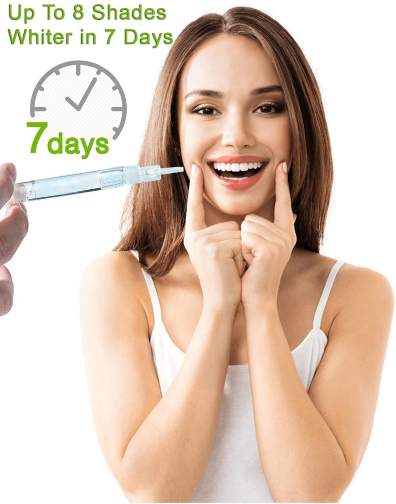 10Pcs/Lot Teeth Whitening GEL Syringe Peroxide Dental Bleach Gel  Bleaching Teeth Whitening Gel 3ml