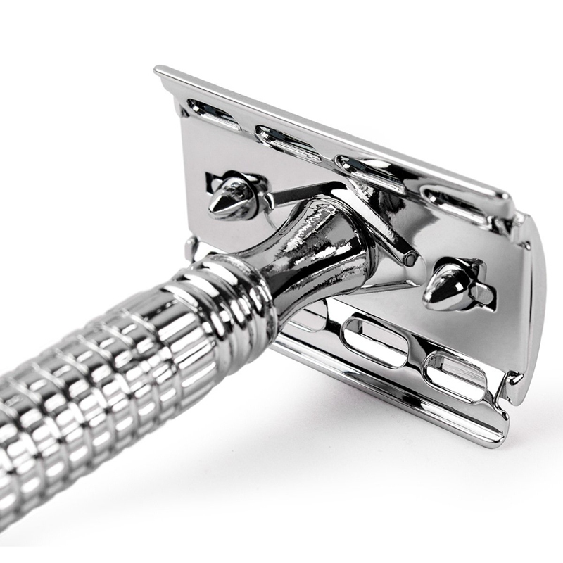 Double Edge Razor Wet Shaving for Men Women Classic Stainless Travel Metal Steel Handle Safety Double Edged Shaver Face Razor