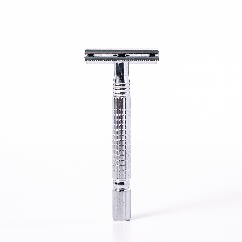 Double Edge Razor Wet Shaving for Men Women Classic Stainless Travel Metal Steel Handle Safety Double Edged Shaver Face Razor