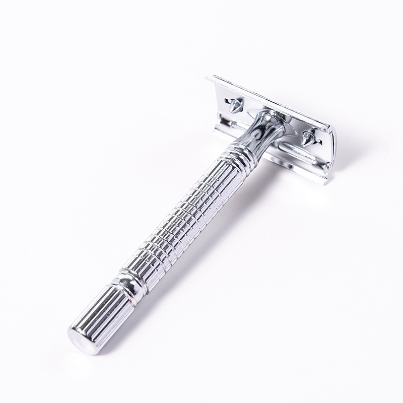 Double Edge Razor Wet Shaving for Men Women Classic Stainless Travel Metal Steel Handle Safety Double Edged Shaver Face Razor